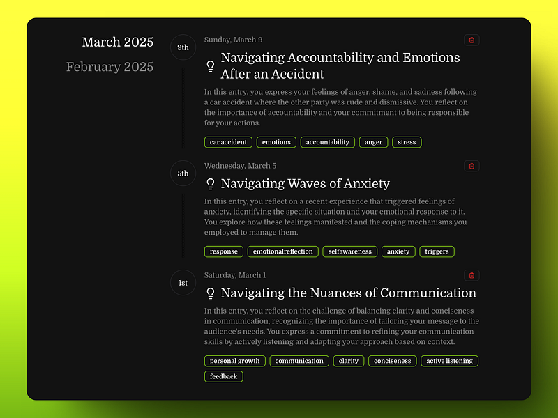 The Mind Nomad - AI Journal & Diary