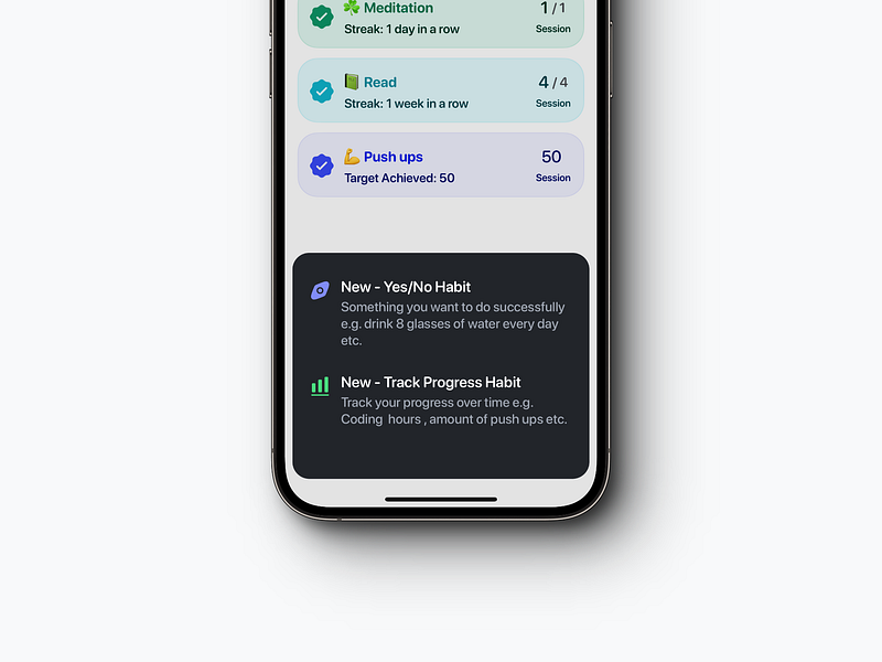 Rovelist - habit tracker