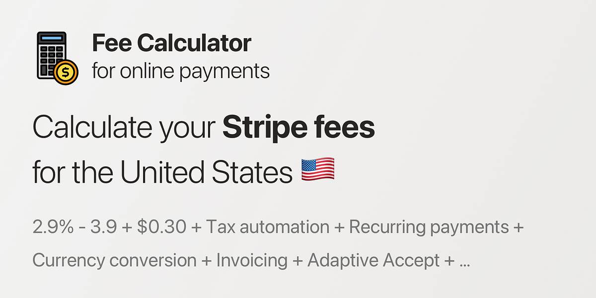 Fee Calculator