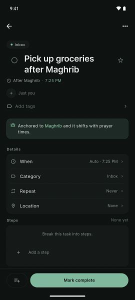 Barakah Tasks