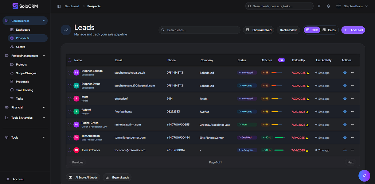 SoloCRM