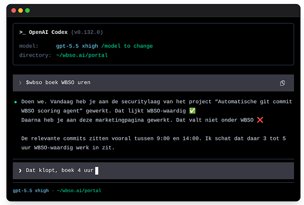 Screenshot of a web-based fake terminal interface with commands executed and a code snippet.