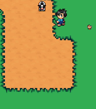 A pixel art tileset image showcasing various floor and decorative tile textures, some with glowing effects and circular motifs, arranged in a grid layout.