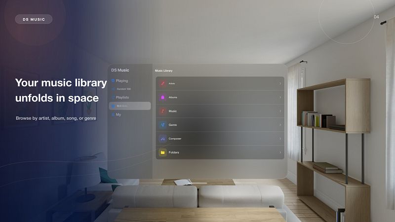 Screenshot of DS Music for Synology NAS