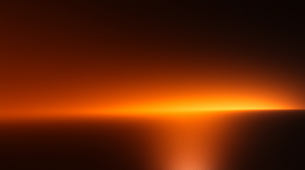 A gradient wallpaper featuring a smooth transition from deep black to vibrant orange hues.