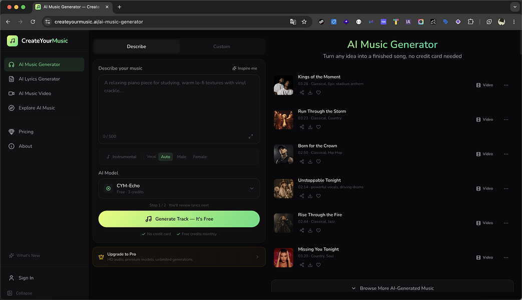 CreateYourMusic