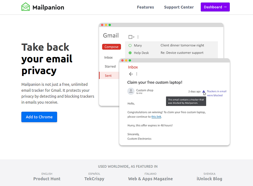Mailpanion