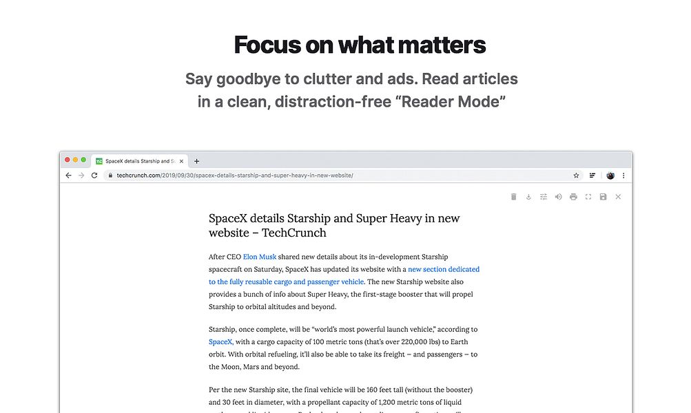 Reader Mode