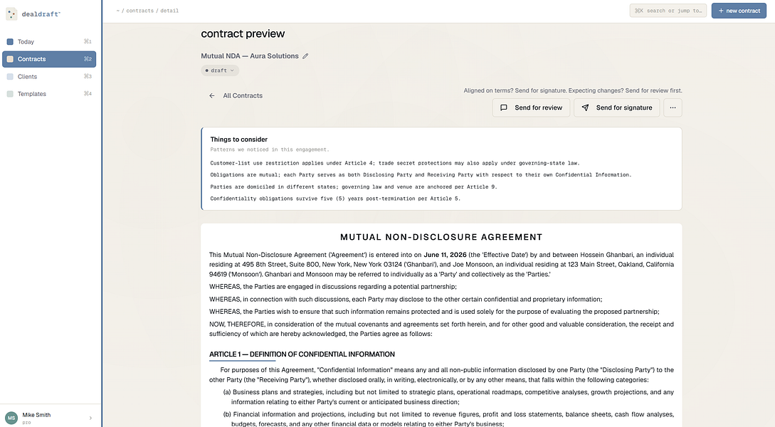 DealDraft