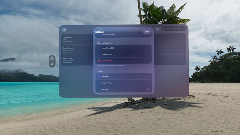 Screenshot of Card Beam