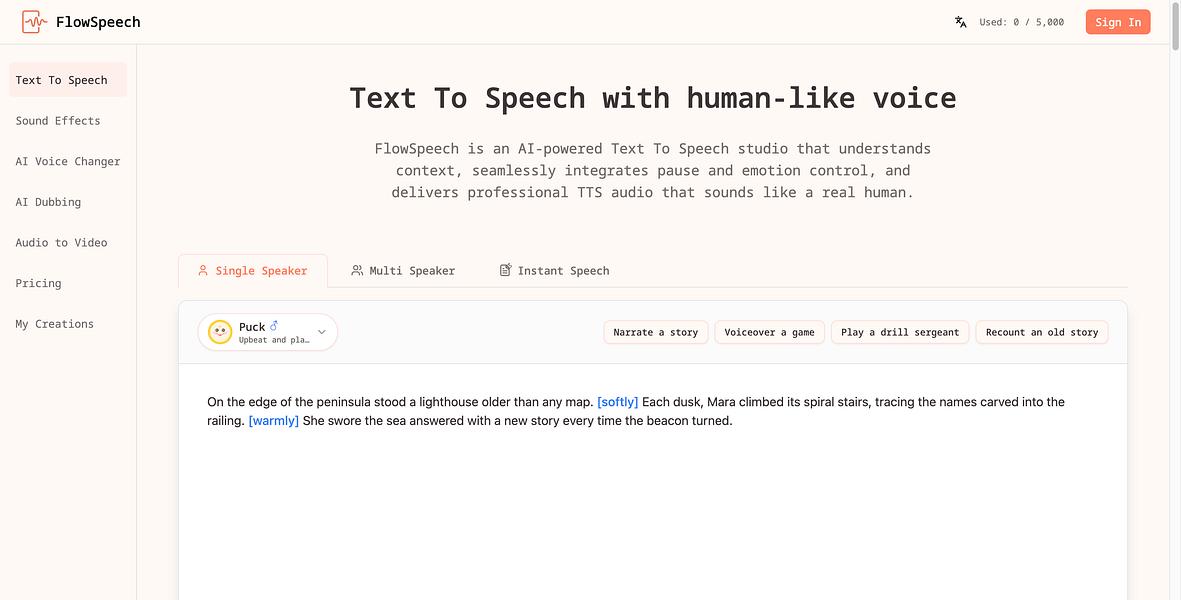 FlowSpeech
