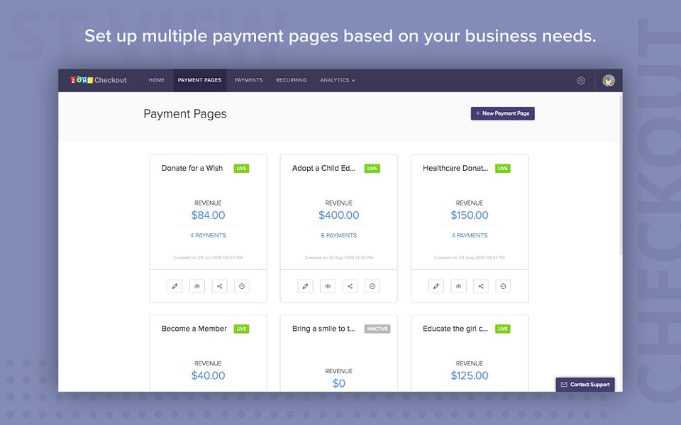 Zoho Checkout