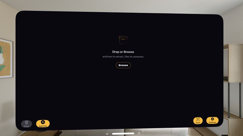 Screenshot of Unzipped