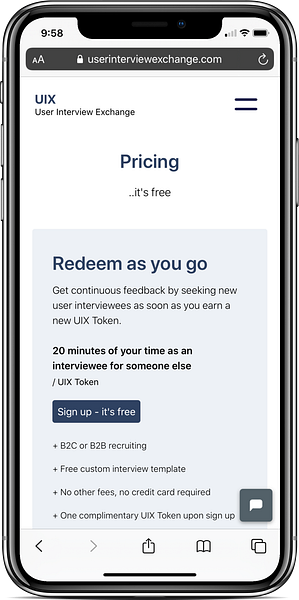 The User Interview Exchange