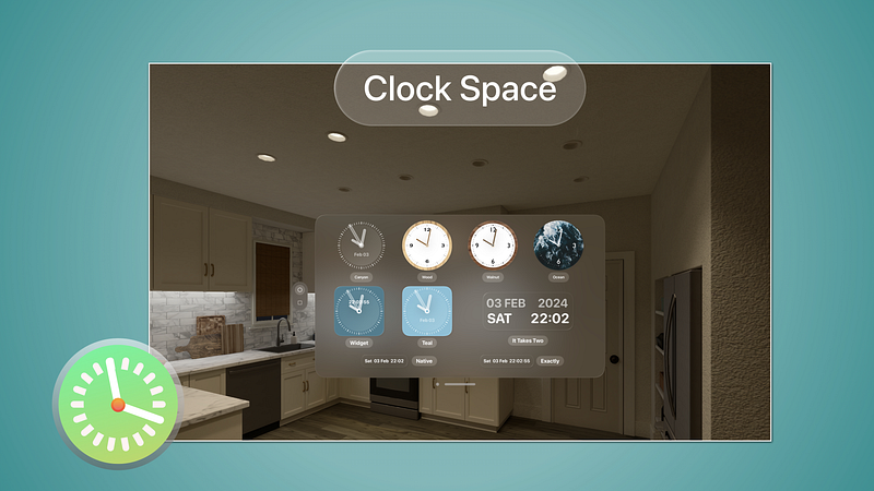 Screenshot of Clock Space