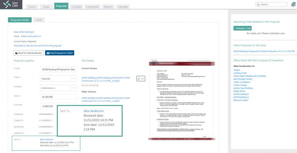 iDeal CRM for Contractors