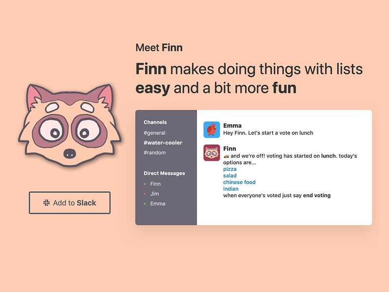 Finn The SlackBot