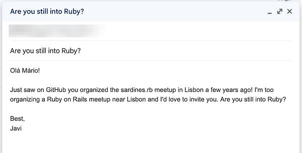 Screenshot of a Twitter profile page for the user @sardinesLB, showing bio and some tweets.