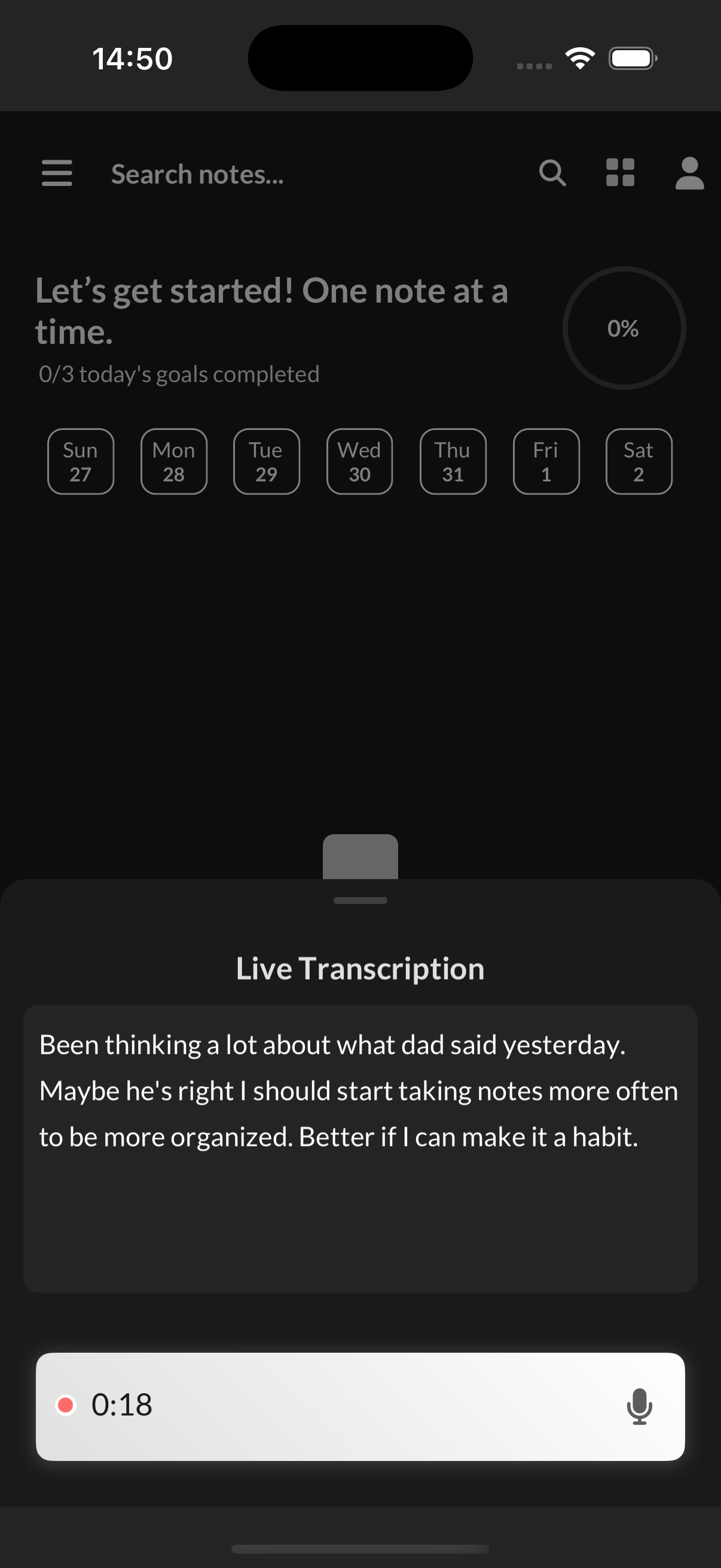 Ultranotes: Record notes and todos by talking | BetaList