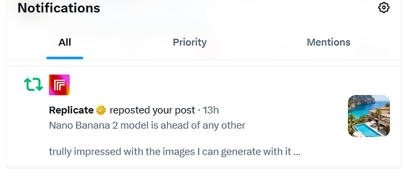 Screenshot of Replicate AI interface displaying a generated anime-style image with controls and settings.