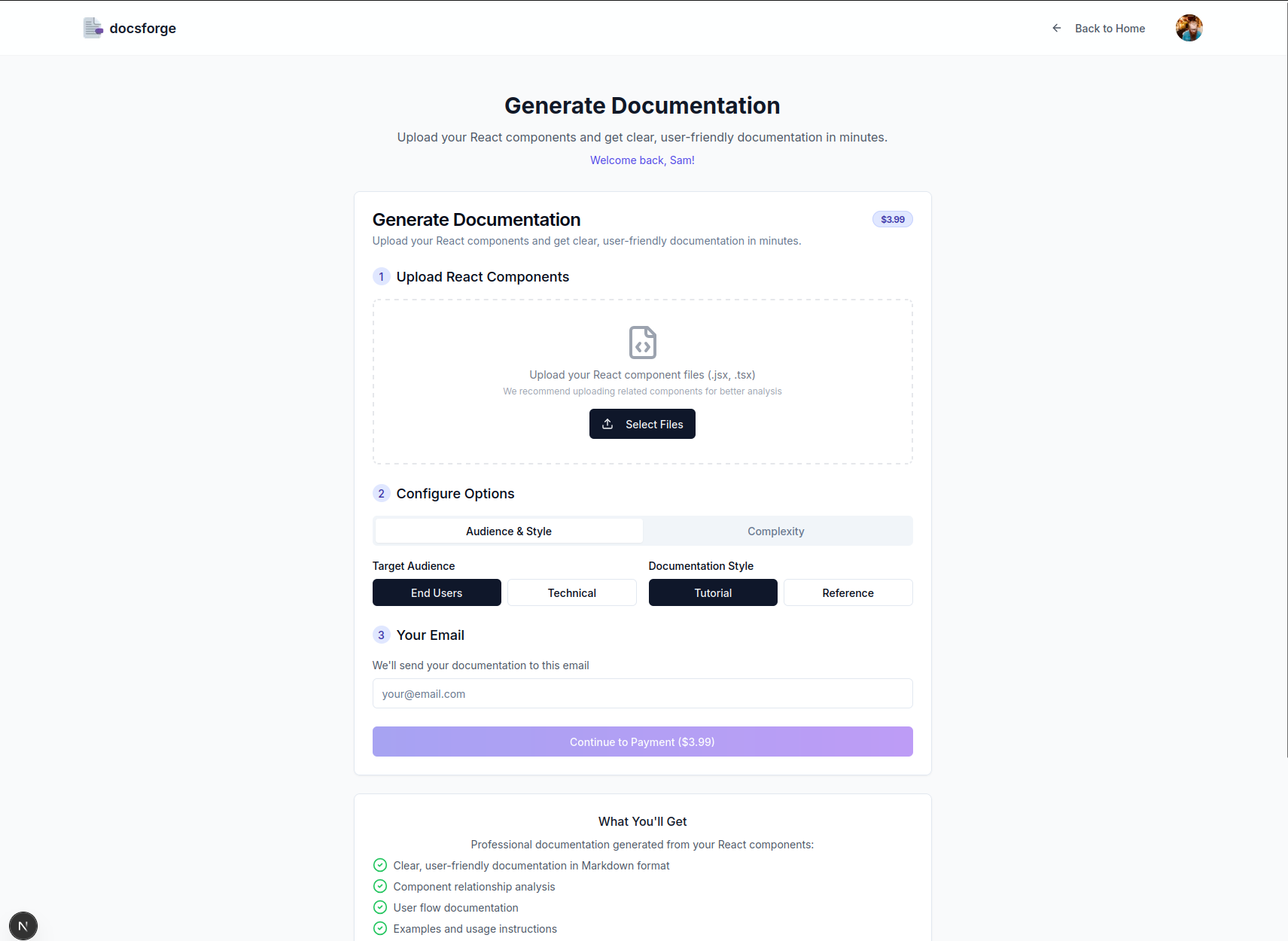 docsforge.app: Generate customer help docs, directly from | BetaList
