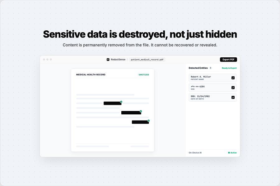 RedactSense