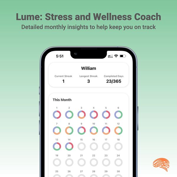 Lume: Stress & Wellness Coach