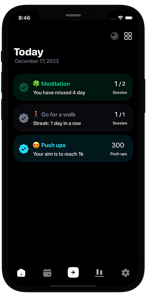 Rovelist - habit tracker