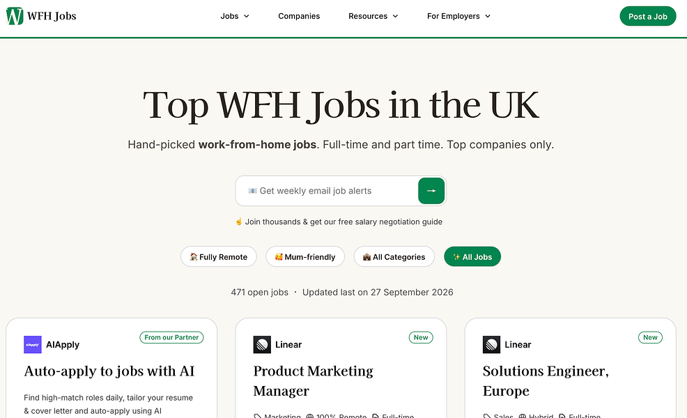 WFH Jobs
