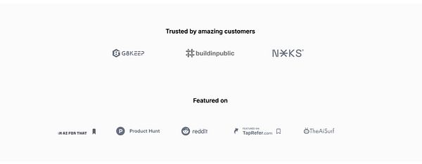 The image features logos of companies and platforms that endorse a product or service.