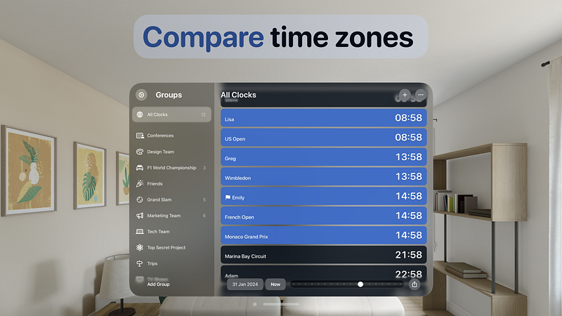 Screenshot of Tizipizi: Time Zone Converter