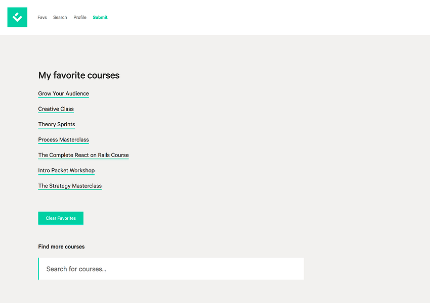Course List