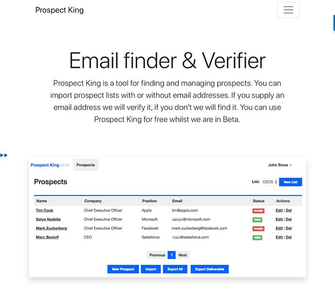 Prospect King