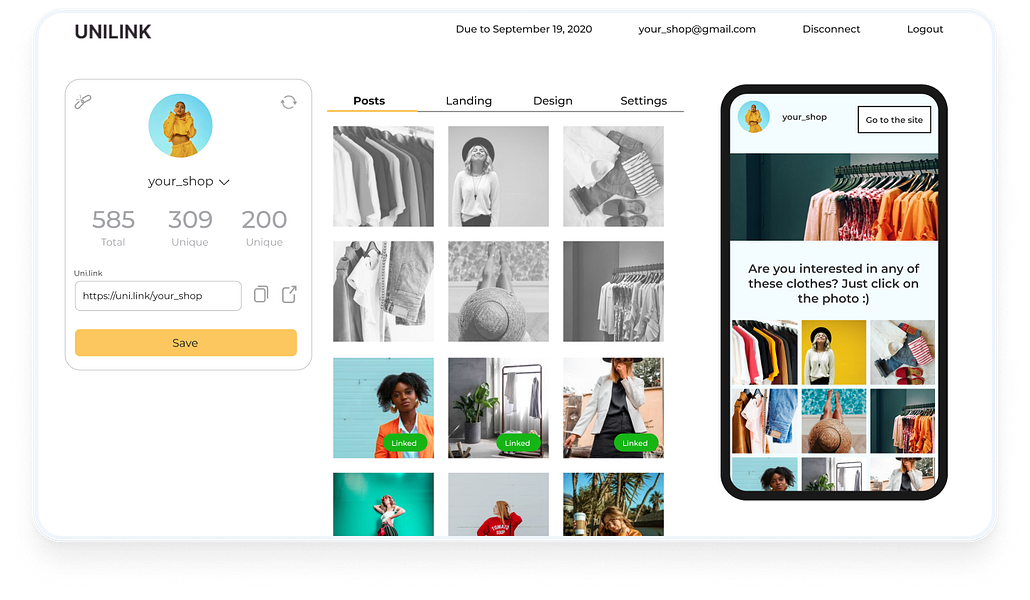 UniLink for Instagram