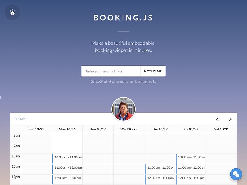 Booking.js by Timekit