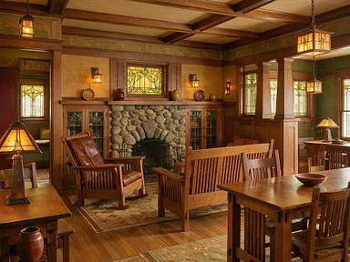 A room in the Craftsman style