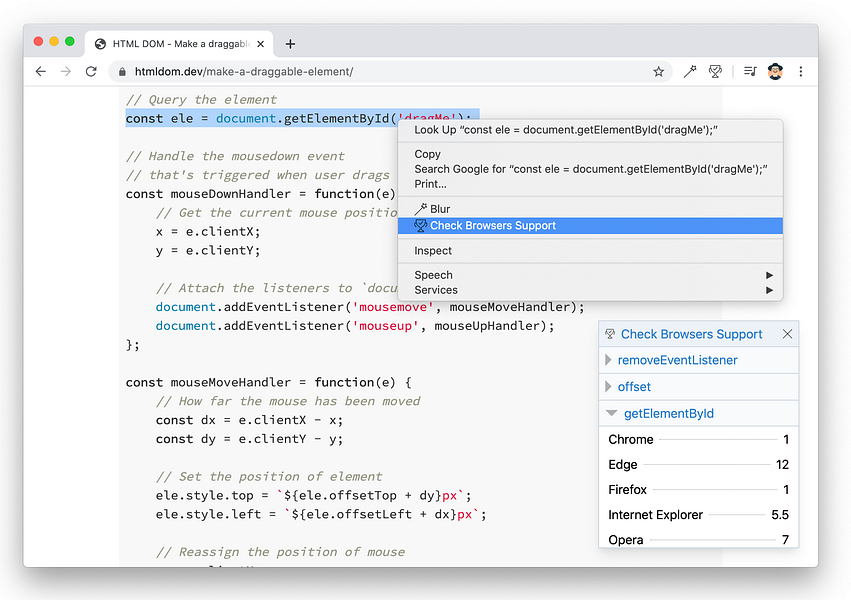Check Browsers Support
