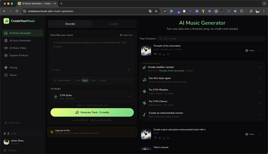CreateYourMusic