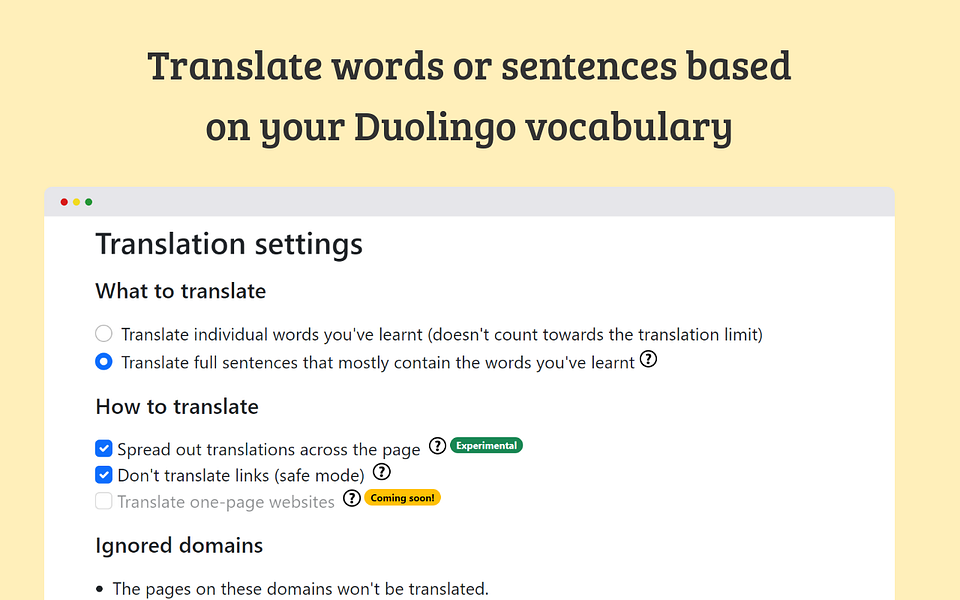 Duolingo Ninja