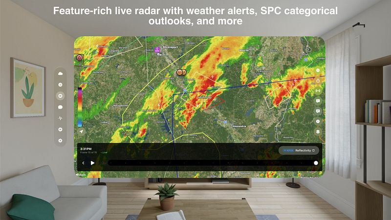 Screenshot of WeatherAI - Forecast & Radar