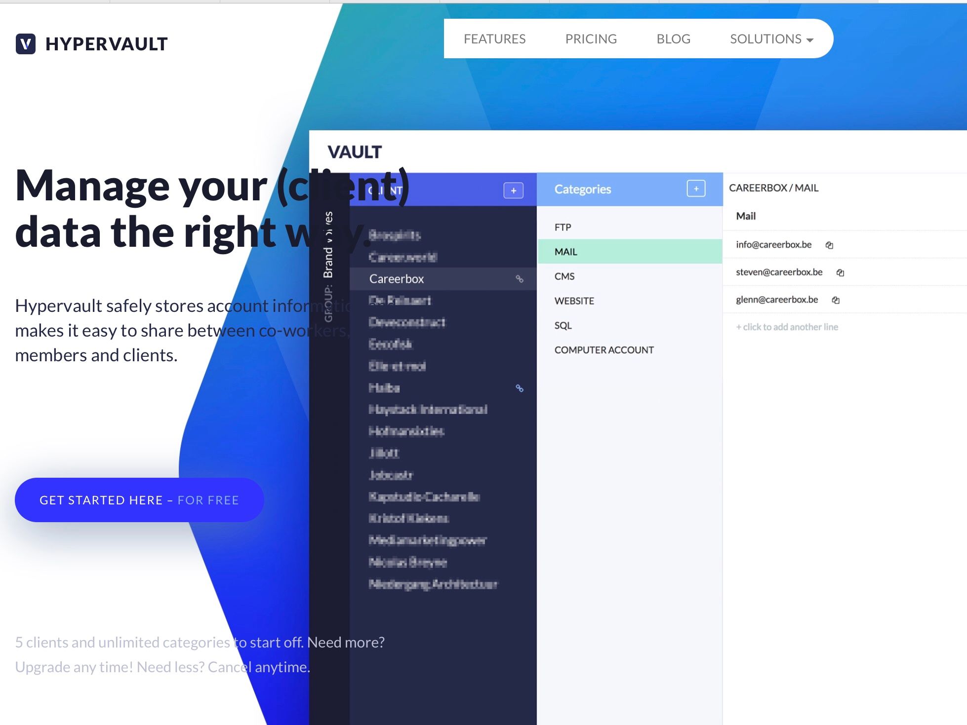 Hypervault The Password Manager For Teams And Individuals BetaList