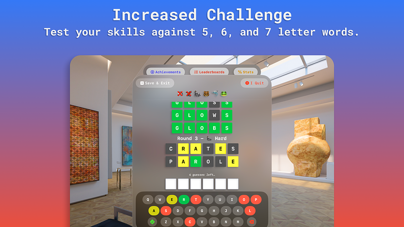 Screenshot of LOSER - A Word Game