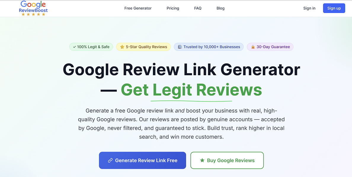 Google Review Boost