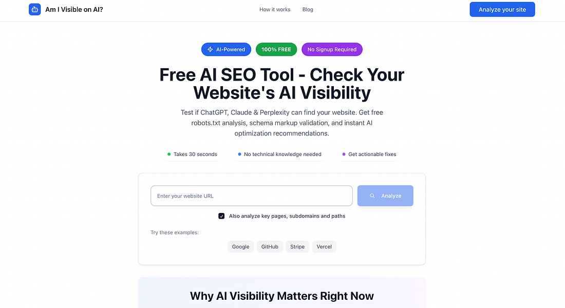 Am I Visible On AI