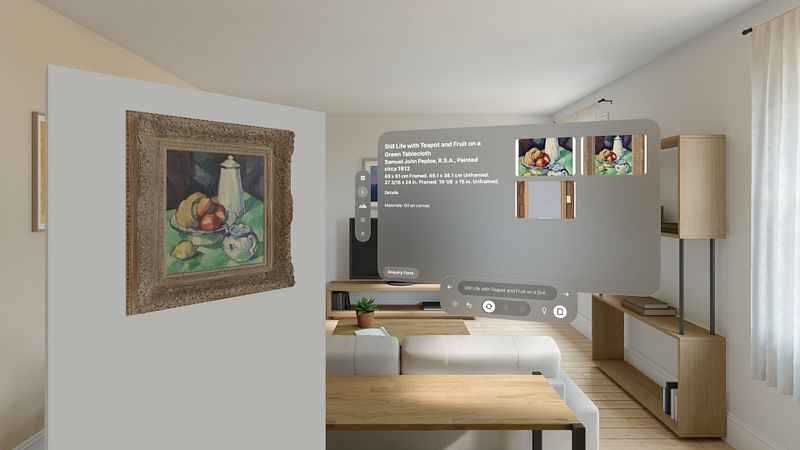 Screenshot of Christie's Select