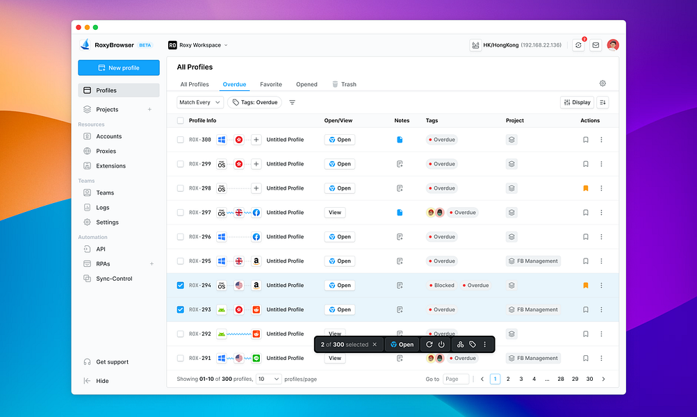 RoxyBrowser