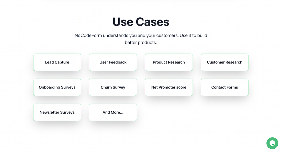 NoCodeForm