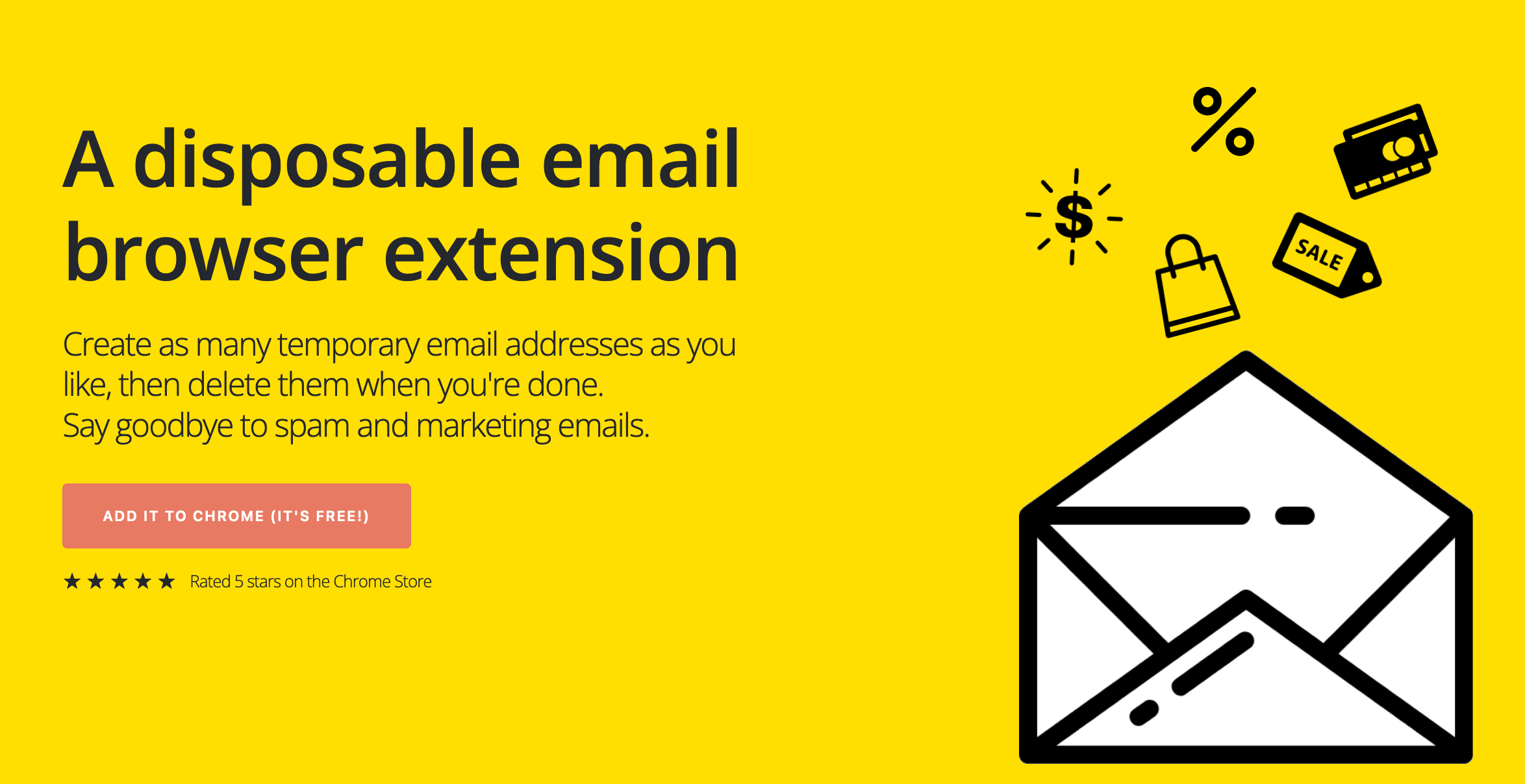 Inboxes: Create long lasting disposable emails in Chrome