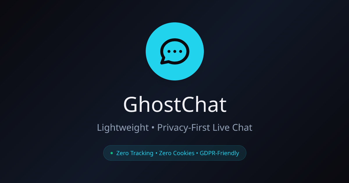 GhostChat: Embeddable chat widget connecting to any AI | BetaList