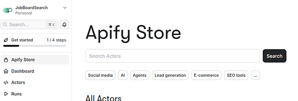 A computer screen displaying the Apify signup page with fields for user information and a sign up button.